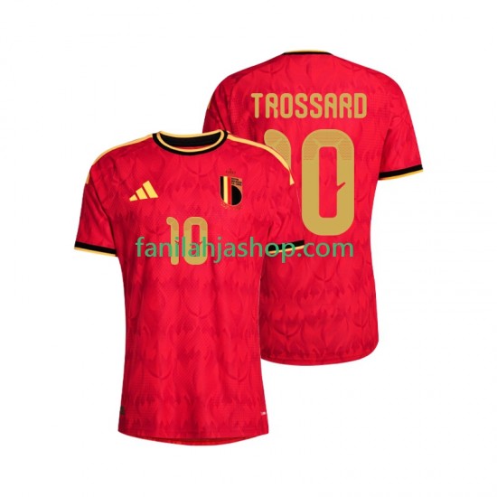 Belgia Pelipaidat Leandro Trossard 10 World Cup Kotipelipaita 2026 Lyhythihainen ,Miehet