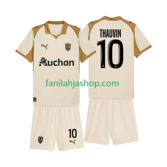 RC Lens Pelipaidat Florian Thauvin 10 Kolmaspelipaita 2025-2026 Lyhythihainen ,Lapset