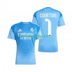 Real Madrid Pelipaidat Thibaut Courtois 1 Maalivahdin Kotipelipaita 2025-2026 Lyhythihainen ,Miehet