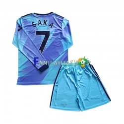 Arsenal Pelipaidat Saka 7 Kolmaspelipaita 2024-2025 Pitkähihainen ,Lapset