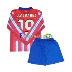 Atlético Madrid Pelipaidat Julian Alvarez 19 Kotipelipaita 2024-2025 Pitkähihainen ,Lapset