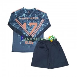 FC Bayern München Pelipaidat Olise 17 Vieraspelipaita 2024-2025 Pitkähihainen ,Lapset