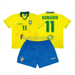 Brasilia Pelipaidat Romario 11 Retro Kotipelipaita 1994 Lyhythihainen ,Lapset