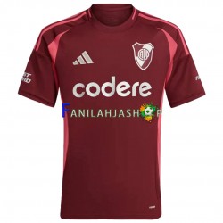 CA River Plate Pelipaidat Vieraspelipaita 2024-2025 Lyhythihainen ,Miehet