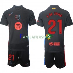 FC Barcelona Pelipaidat F DE JONG 21 Vieraspelipaita 2024-2025 Lyhythihainen ,Lapset