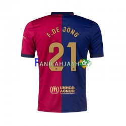FC Barcelona Pelipaidat F. DE JONG 21 Kotipelipaita 2024-2025 Lyhythihainen ,Miehet