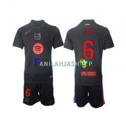 FC Barcelona Pelipaidat Gavi 6 Vieraspelipaita 2024-2025 Lyhythihainen ,Lapset