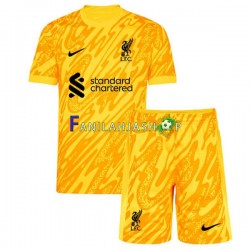 Liverpool Pelipaidat Maalivahdin Neljäspelipaita 2024-2025 Lyhythihainen ,Lapset