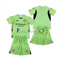 Manchester City Pelipaidat 2 Maalivahdin Neljäspelipaita 2024-2025 Lyhythihainen ,Lapset