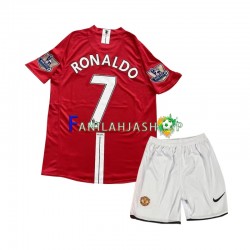 Manchester United Pelipaidat Cristiano Ronaldo 7 2007 Retro Kotipelipaita Lyhythihainen ,Lapset