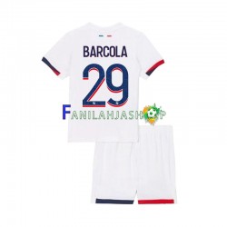 Paris Saint-Germain Pelipaidat Bradley Barcola 29 Vieraspelipaita 2024-2025 Lyhythihainen ,Lapset