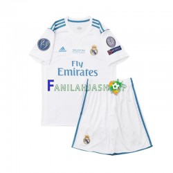 Real Madrid Pelipaidat 2017 Retro Kotipelipaita Lyhythihainen ,Lapset