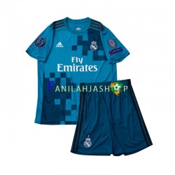 Real Madrid Pelipaidat 2017 Retro Kolmaspelipaita Lyhythihainen ,Lapset
