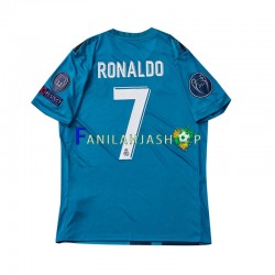 Real Madrid Pelipaidat Cristiano Ronaldo 7 2017 Retro Kolmaspelipaita Lyhythihainen ,Lapset
