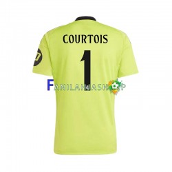 Real Madrid Pelipaidat COURTOIS 1 Maalivahdin Kolmaspelipaita 2024-2025 Lyhythihainen ,Miehet