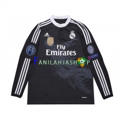 Real Madrid Pelipaidat 2014 Retro Kolmaspelipaita Pitkähihainen ,Miehet