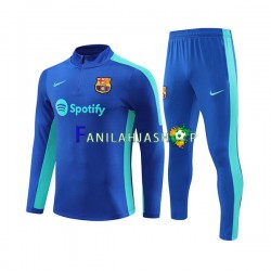 FC Barcelona Sininen Harjoituspaita + Treenihousut 2023-2024 SKU001
