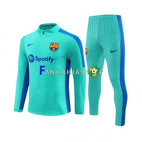 FC Barcelona Sininen Harjoituspaita + Treenihousut 2023-2024 SKU002