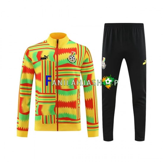 Ghana Keltainen Verryttelyasu 2023-2024