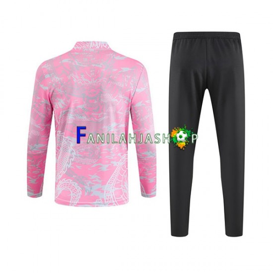 Real Madrid Vaaleanpunainen Harjoituspaita + Treenihousut Dragon 2023-2024