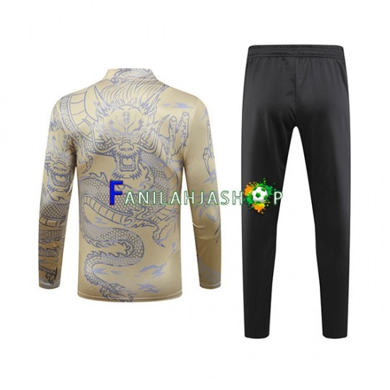 Real Madrid Keltainen Harjoituspaita + Treenihousut Dragon 2023-2024