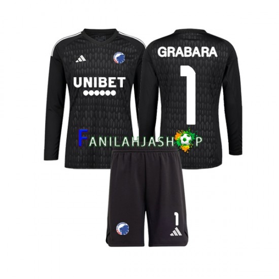 FC Copenhagen Pelipaidat GRABARA 1 Maalivahdin Vieraspelipaita 2023-2024 Pitkähihainen ,Lapset