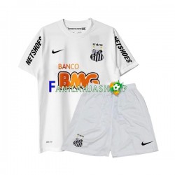 Santos FC Pelipaidat 2012 Retro Kotipelipaita Lyhythihainen ,Lapset