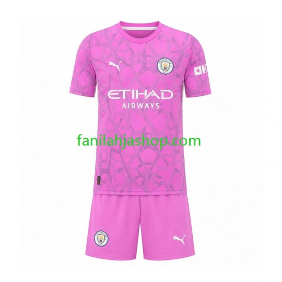 Manchester City Pelipaidat Maalivahdin Vieraspelipaita 2026-2027 Lyhythihainen ,Lapset