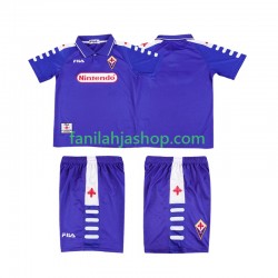 ACF Fiorentina Pelipaidat Retro Kotipelipaita 1998 1999 Lyhythihainen ,Lapset