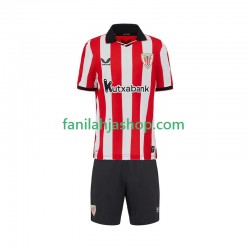 Athletic Bilbao Pelipaidat Kotipelipaita 2025-2026 Lyhythihainen ,Lapset