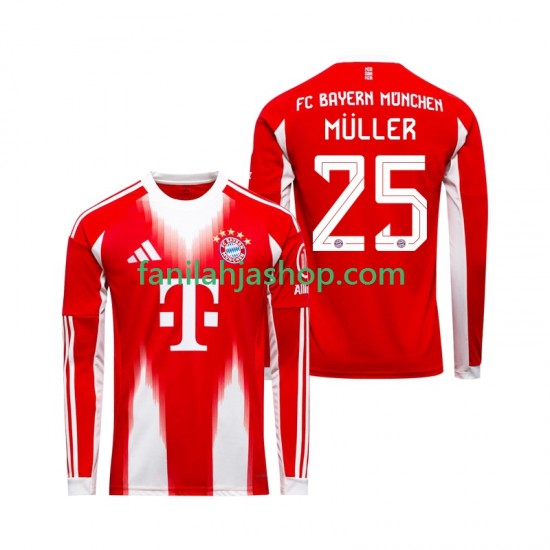 FC Bayern München Pelipaidat Thomas Muller 25 Kotipelipaita 2025-2026 Pitkähihainen ,Miehet