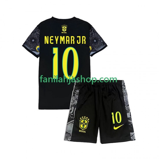 Brasilia Neymar JR 10 Cheist the Redeemer Football Shirts Kotipelipaita 2024 Lyhythihainen ,Lapset