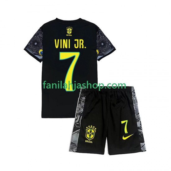 Brasilia Vinicius Junior 7 Cheist the Redeemer Football Shirts Kotipelipaita 2024 Lyhythihainen ,Lapset