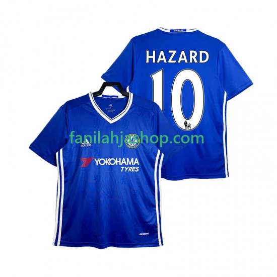 Chelsea Pelipaidat HAZARD 10 2016-2017 Retro Kotipelipaita Lyhythihainen ,Miehet