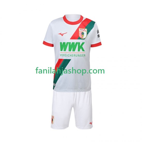 Pelipaidat FC Augsburg Kotipelipaita 2025-2026 Lyhythihainen ,Lapset