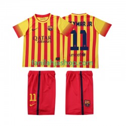 FC Barcelona Pelipaidat Neymar JR 11 2013 2014 Retro Vieraspelipaita Lyhythihainen ,Lapset