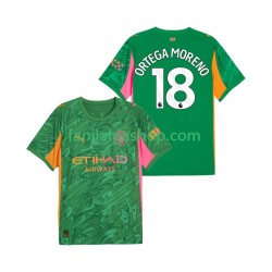 Manchester City Pelipaidat ORTEGA MORENO 18 Maalivahdin Kotipelipaita 2025-2026 Lyhythihainen ,Miehet