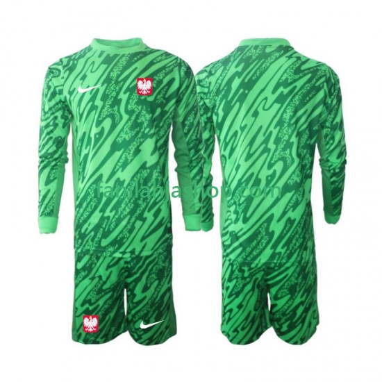 Puola Pelipaidat Maalivahdin Kolmaspelipaita 2024 Pitkähihainen ,Lapset