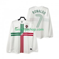 Portugali Pelipaidat Cristiano Ronaldo 7 2012 Retro Vieraspelipaita Pitkähihainen ,Miehet