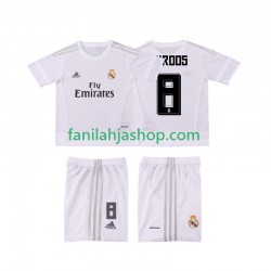 Real Madrid Pelipaidat KROOS 8 2015 2016 Retro Kotipelipaita Lyhythihainen ,Lapset
