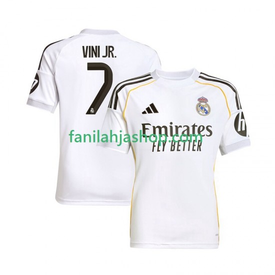 Real Madrid Pelipaidat Vinicius Junior 7 Kotipelipaita 2025-2026 Lyhythihainen ,Miehet