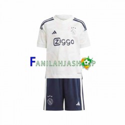 AFC Ajax Pelipaidat Vieraspelipaita 2023-2024 Lyhythihainen ,Lapset