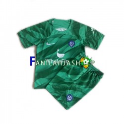 Atlético Madrid Pelipaidat Maalivahdin Vieraspelipaita 2023-2024 Lyhythihainen ,Lapset