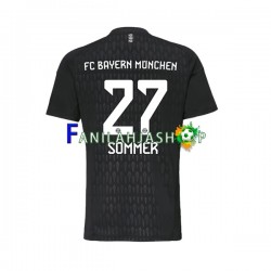 FC Bayern München Pelipaidat Yann Sommer 27 Maalivahdin Kotipelipaita 2023-2024 Lyhythihainen ,Miehet