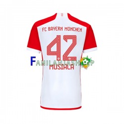 FC Bayern München Pelipaidat Jamal Musiala 42 Kotipelipaita 2023-2024 Lyhythihainen ,Miehet