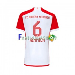 FC Bayern München Pelipaidat Joshua Kimmich 6 Kotipelipaita 2023-2024 Lyhythihainen ,Miehet
