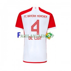 FC Bayern München Pelipaidat Matthijs de Ligt 4 Kotipelipaita 2023-2024 Lyhythihainen ,Miehet