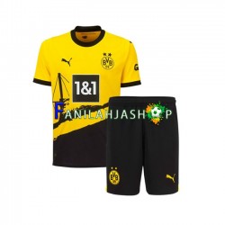 Borussia Dortmund Pelipaidat Kotipelipaita 2023-2024 Lyhythihainen ,Lapset