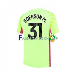 Manchester City Pelipaidat Ederson Moraes 31 Maalivahdin Kolmaspelipaita 2023-2024 Lyhythihainen ,Miehet