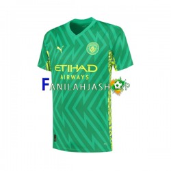 Manchester City Pelipaidat Maalivahdin Kotipelipaita 2023-2024 Lyhythihainen ,Miehet
